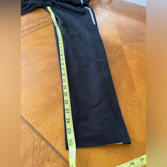 AND1 Tear Away Athletic Side Snap Pants Black & Gray Mens Small Y2K Basketball - Picture 4 of 5